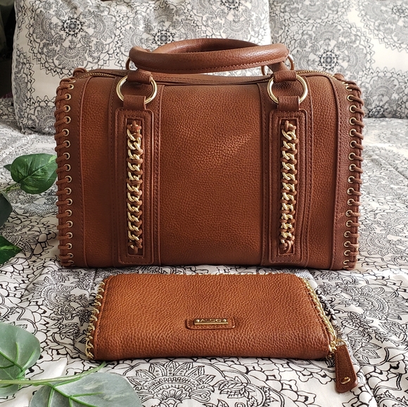 Aldo Handbags - Aldo Cognac Purse with Matching Wallet